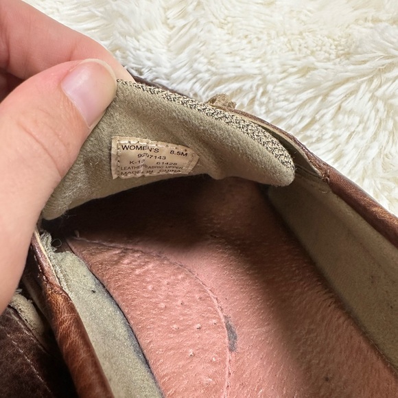 Sperry Women's Boat Shoes Sz 8.5 M Tan Leather Deck Loafers Comfort Outdoor - Picture 5 of 5